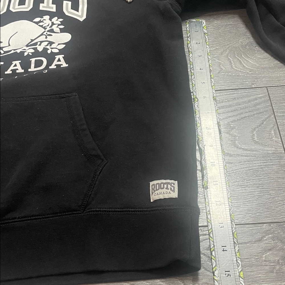 Roots Black Hoodie for Men - Picture 7 of 9